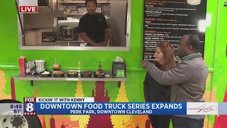 Kenny says lunchtime in downtown Cleveland is growing into a 'food truck fiesta'