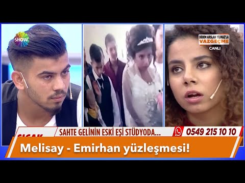 Melisay ve eski eşi Emirhan stüdyoda yüzleşiyor! | Didem Arslan Yılmaz'la Vazgeçme