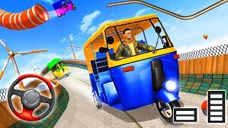 Tuk Tuk Rikshaw Ramp Stunt 3D | Tuk Tuk Auto Rickshaw Driving Free Rickshaw Games – Android Gameplay screenshot 2