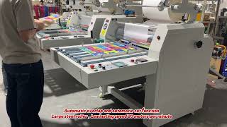720MOS/720Z High speed hydraulic lamination machine , auto cut functionlaminator #laminatingmachine