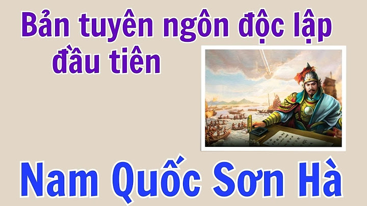 Sông núi nước nam phương thức biểu đạt là gì năm 2024