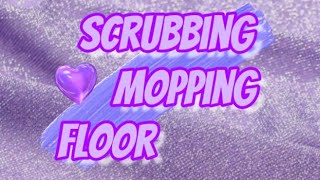 Scrubbingmopping Floor Asmr Tiktokcompilation 19