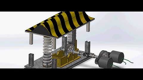 speed breaker power generation