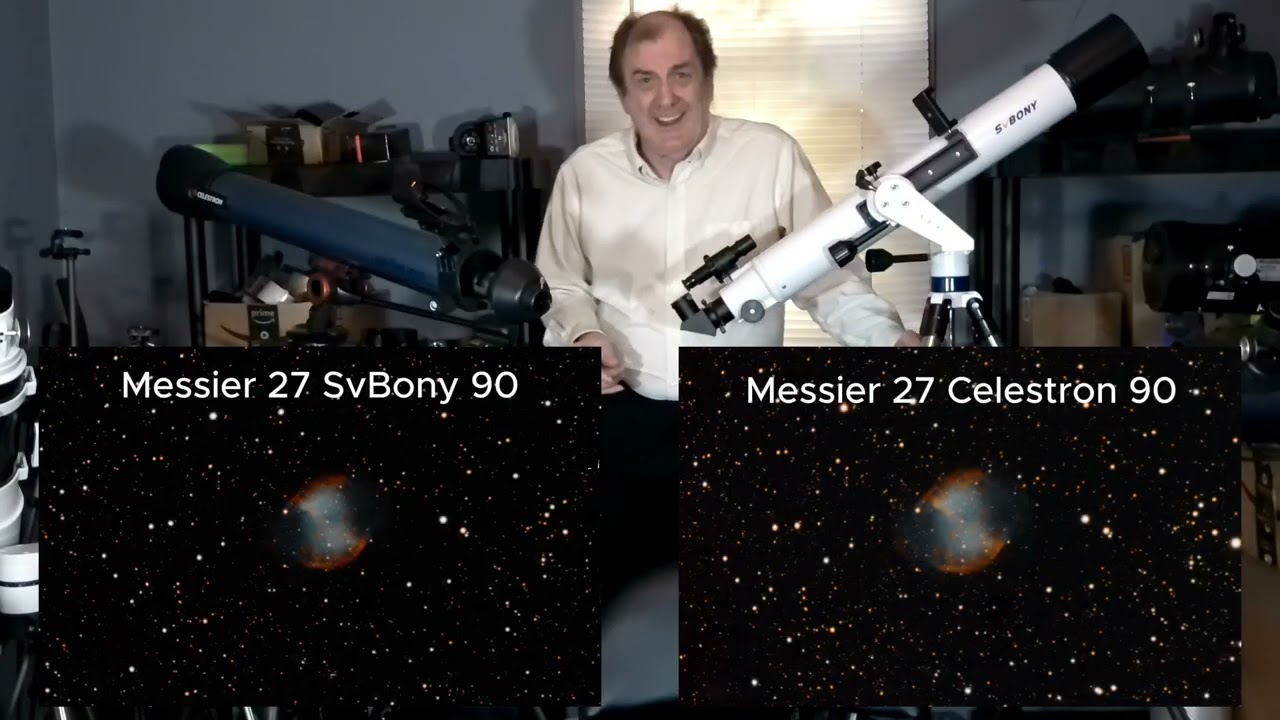 SvBony 90 против Celestron 90 #телескоп #svbony #celestron #рефрактор