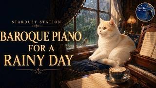 Baroque Piano & ASMR Rain ☔ How Many Times It Rained While I Waited