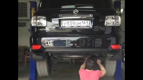Installing TTC urethane cushion buffer in Nissan Patrol