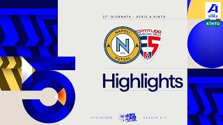 Napoli Futsal-Fortitudo Pomezia 4-3 | Gol e highlights | 27ª giornata | Serie A KINTO 2025/2026