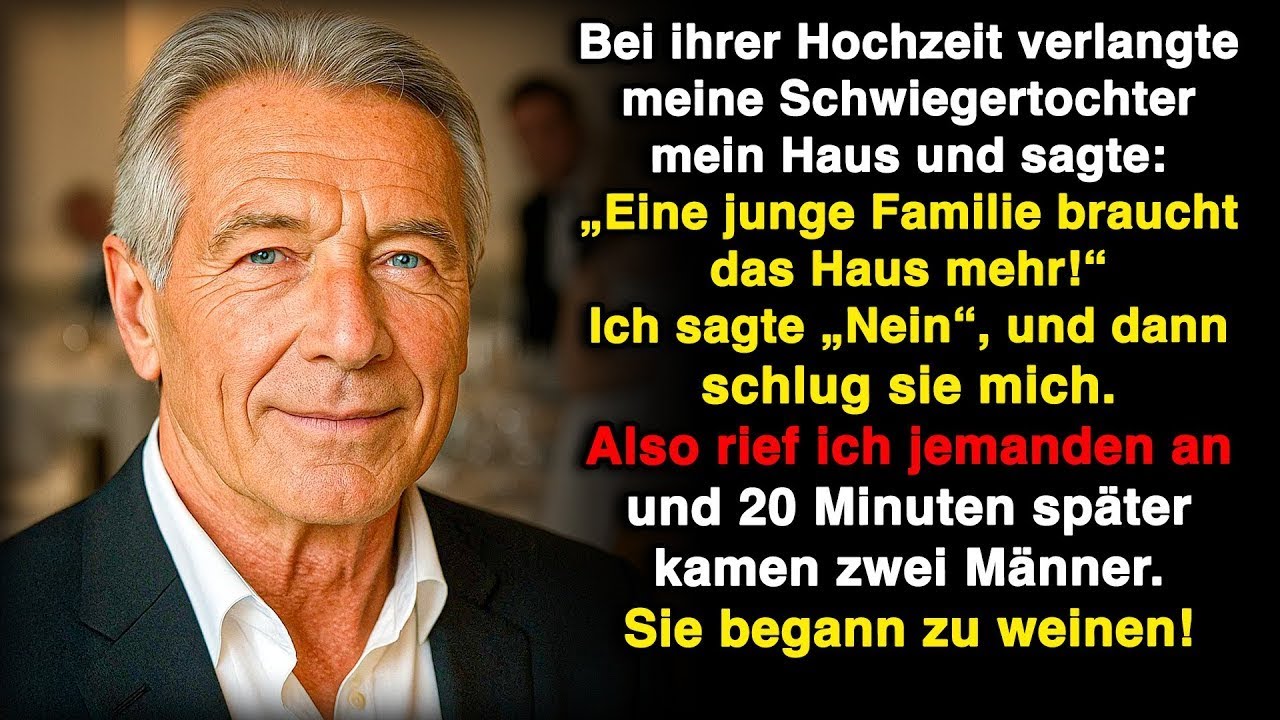 Meine Schwiegertochter demütigte mich bei ihrer Hochzeit