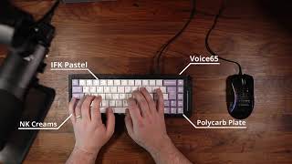 Typing Test - Voice65 with NK Creams