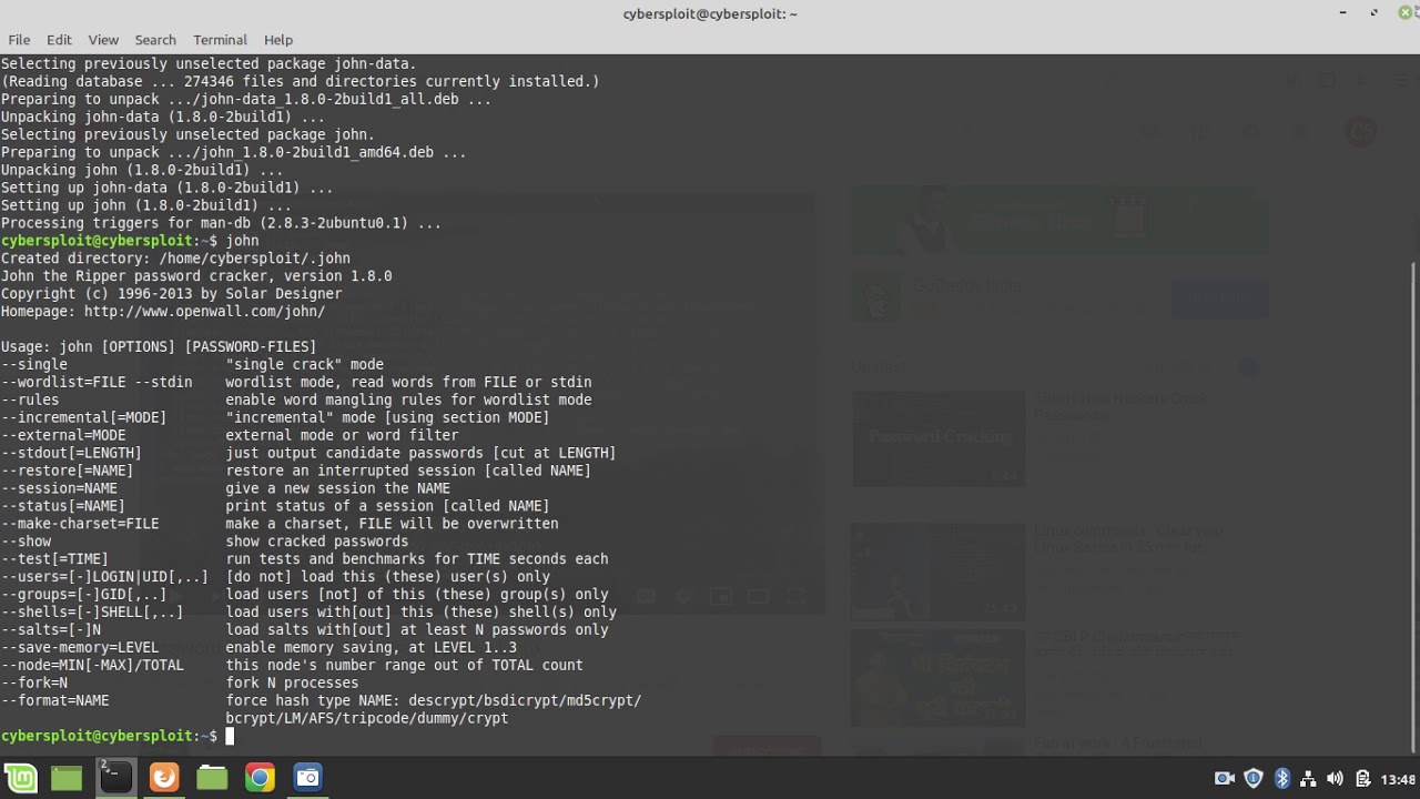 how to install john on linux mint. - YouTube