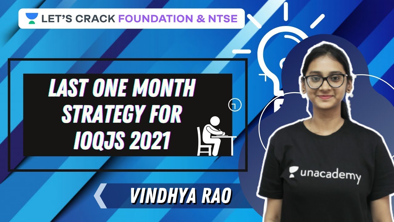 Vindhya Rao Last One Month Strategy for IOQJS 2021 | Biology | Class 10 ...