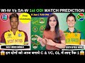 WI-W vs SA-W Today Match Prediction | West Indies Women vs South Africa Women 1st ODI Match Dream11