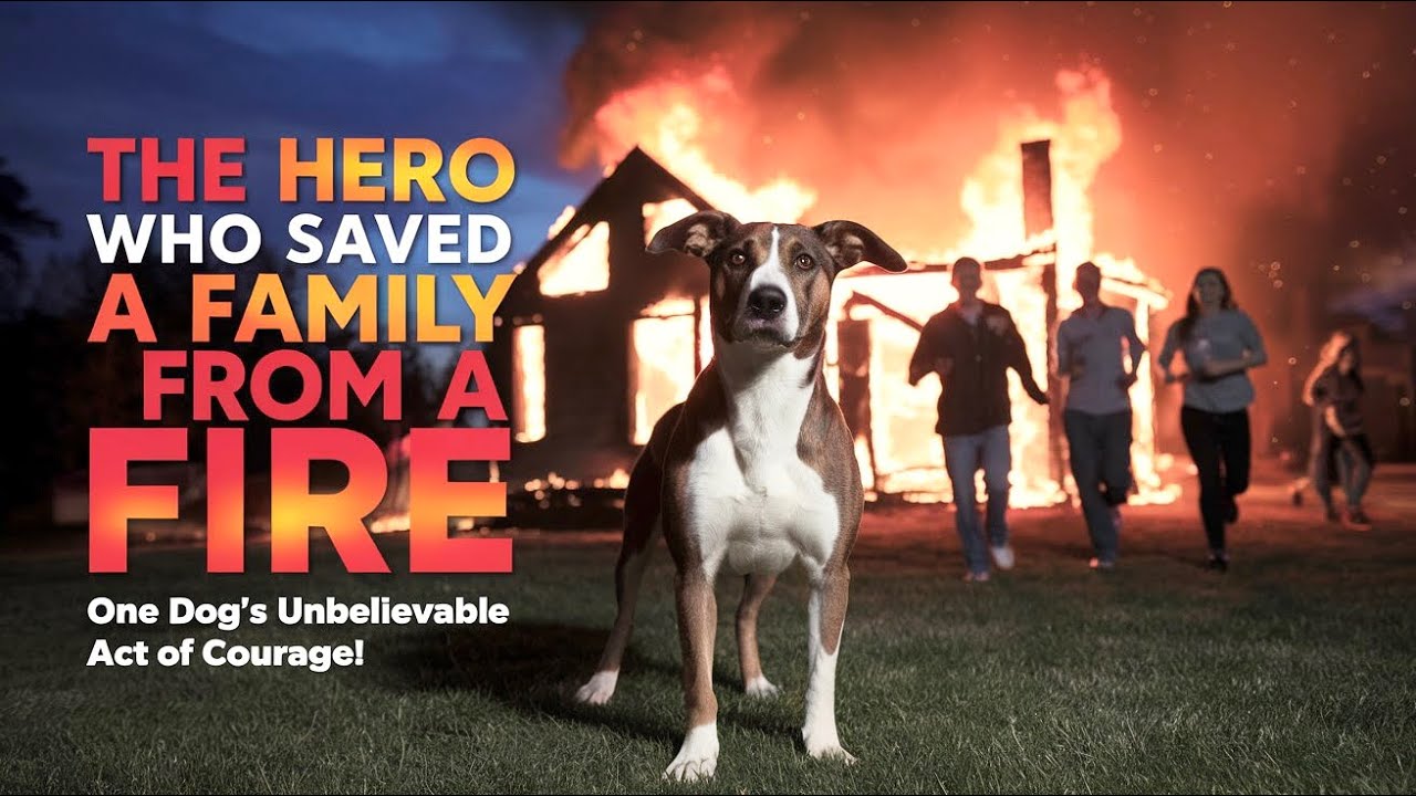 The Day a Dog Saved an Entire Family From a Fire.. #realstories #story ...