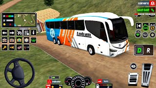 US Bus Offroad Realistic Driver Simulator : US Coach Bus Simulator 3D : Android Gameplay screenshot 2