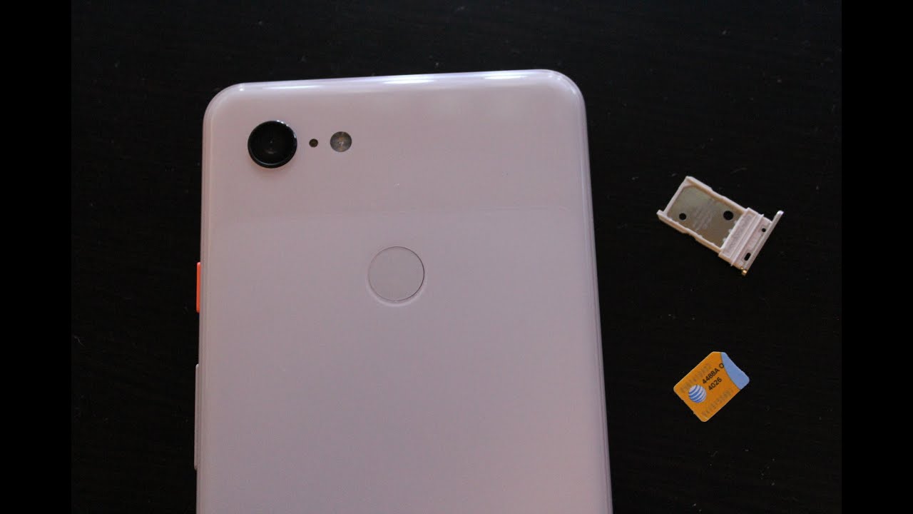 Google pixel 3 xl how to insert and remove sim card - YouTube