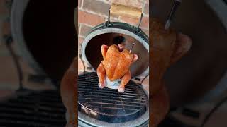 Beer Can Chicken On The Minimax. Tracking The Cook With Our Meater