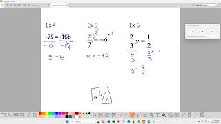 Algebra 1 Notes 2-1