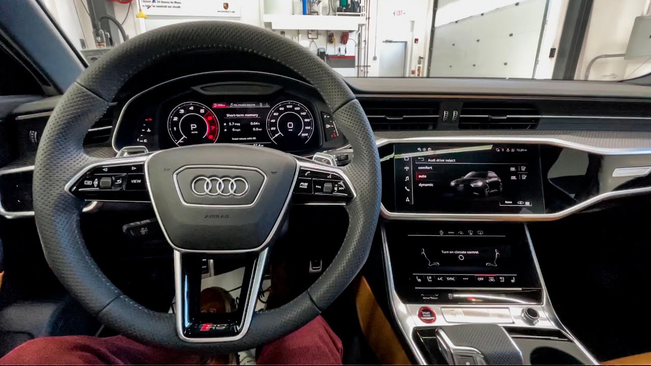 Audi Sport Unique RS HUD, RS Drive Select Mode, Temp Display (2021+ RS6, RS7, RSQ8)
