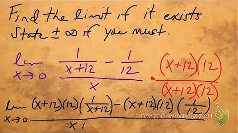 limit complex fraction