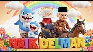 NAIK DELMAN | Lagu anak anak, Cicak cicak didinding-anak kucing meong meong lagu anak indonesia