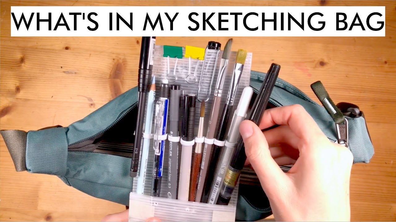 What's in my sketching bag