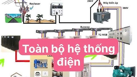 Nguyên lý hệ thống điện không phải ai cũng biết: trung thế, RMU, MBA, tủ MSB, UPS, máy phát, ATS