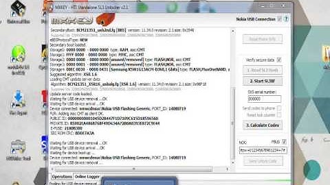 Leer Hash (Read hash) Nokia SL3 con MXBOX - HTI