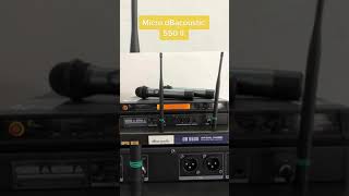 Micro không dây cao cấp dBacoustic 550II