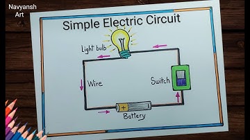 Simple Circuit diagram drawing / How to draw Simple Electric Circuit diagram easily