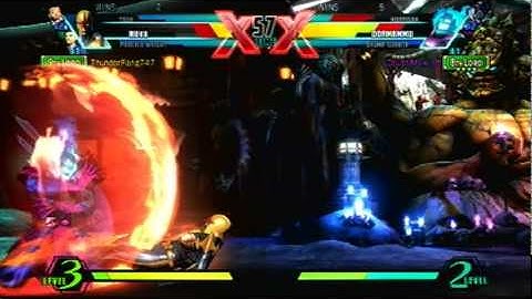 Ultimate MvC3 (PS3) Ranked Match: New Start....kinda