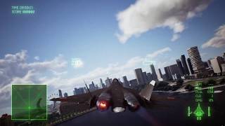 Ace Combat 7 ~ Su-57 ~ Post-Stall Maneuver Inside the Stadium