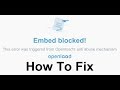 Fix openload embed blocked error