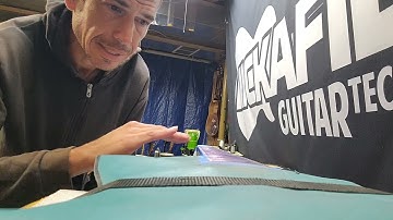 Adding fall away to a fretboard for getting that lower action required