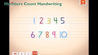 Lets Learn The Numbers Count Handwriting Version (USE COUNTING&WRITING)