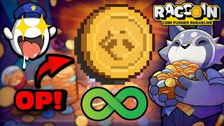 Meine erste INFINITE KOMBO! Unendlich goldene Münzen sind der WAHNSINN! | Raccoin