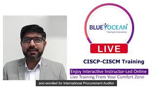 Student Testimonial - CISCP CISCM Training