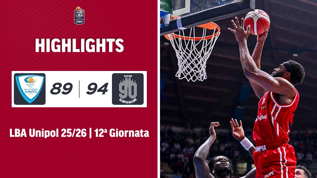 Cantù - Olimpia Milano Extended Highlights