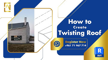 Revit Tutorial - Creating a Curved Roof in Revit (Twisting Roof)