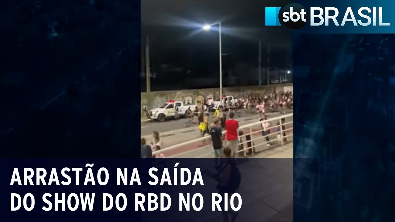 Fãs do grupo mexicano RBD são surpreendidos por arrastão | SBT Brasil (10/11/23)