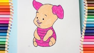 Coloring page for kids # Piglet coloring pages