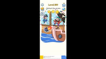 DOP 5 Delete One Part Level 599 Defeat the pirate #shorts #gaming #dop Please Subscribe