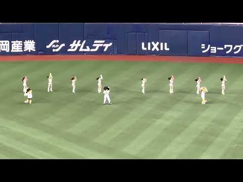 【タイガースガールズ】阪神タイガース✨ラッキーセブン 球場雰囲気 京セラドーム大阪 22.3.27.上段内野指定3塁