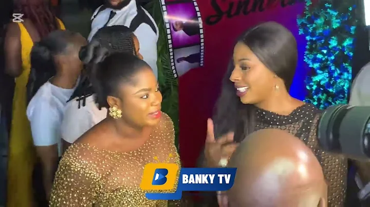 AISHA LAWAL & ENIOLA AJAO AT MERCY AIGBE MOVIE PREMIERE