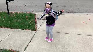 Juliets First Day Of In-School Kindergarten