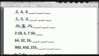 This video will teach your fourth (4th) grade child how to decipher math patterns to build their math fluency. Visit 