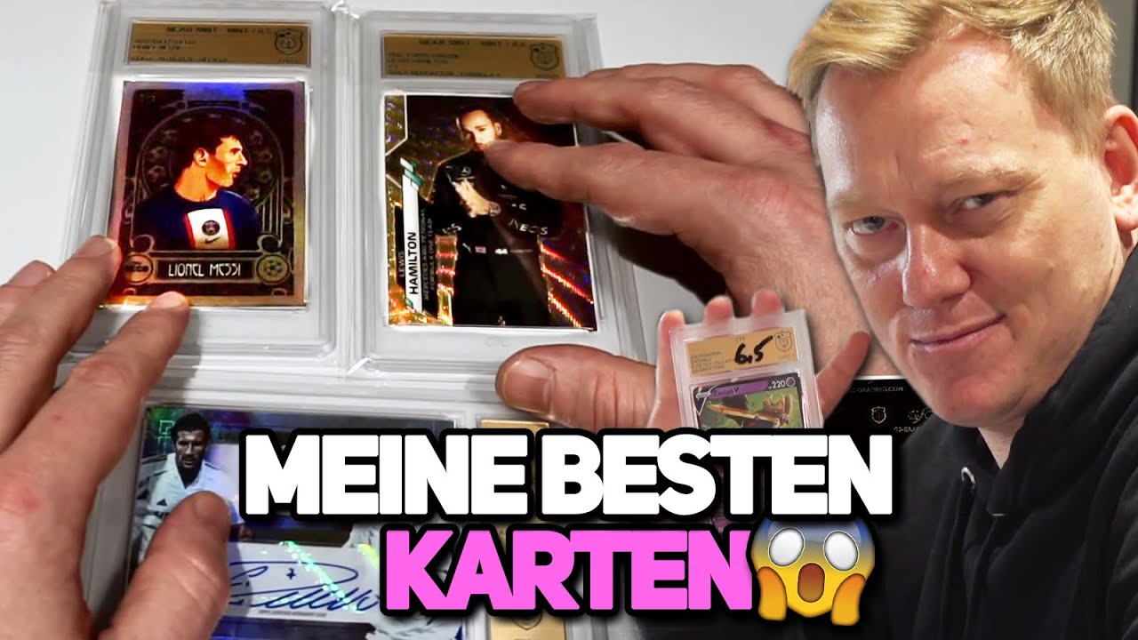 ICH LASSE MEINE BESTEN KARTEN GRADEN 😳 BESUCH BEI GSG MIT @Pushdich_TCG 😂