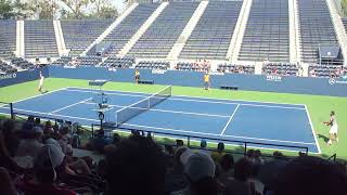Tomas Berdych跟Stan Wawrinka練球 2014美網