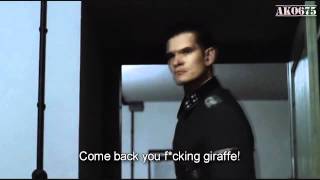 Gunsche cant stop walking in and out of Hilters office.