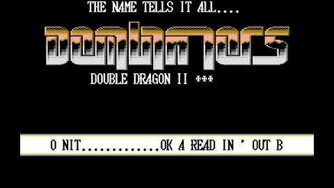 Dominators Intro - Commodore 64 - C64 - Double Dragon II - Cracktro (PAL)