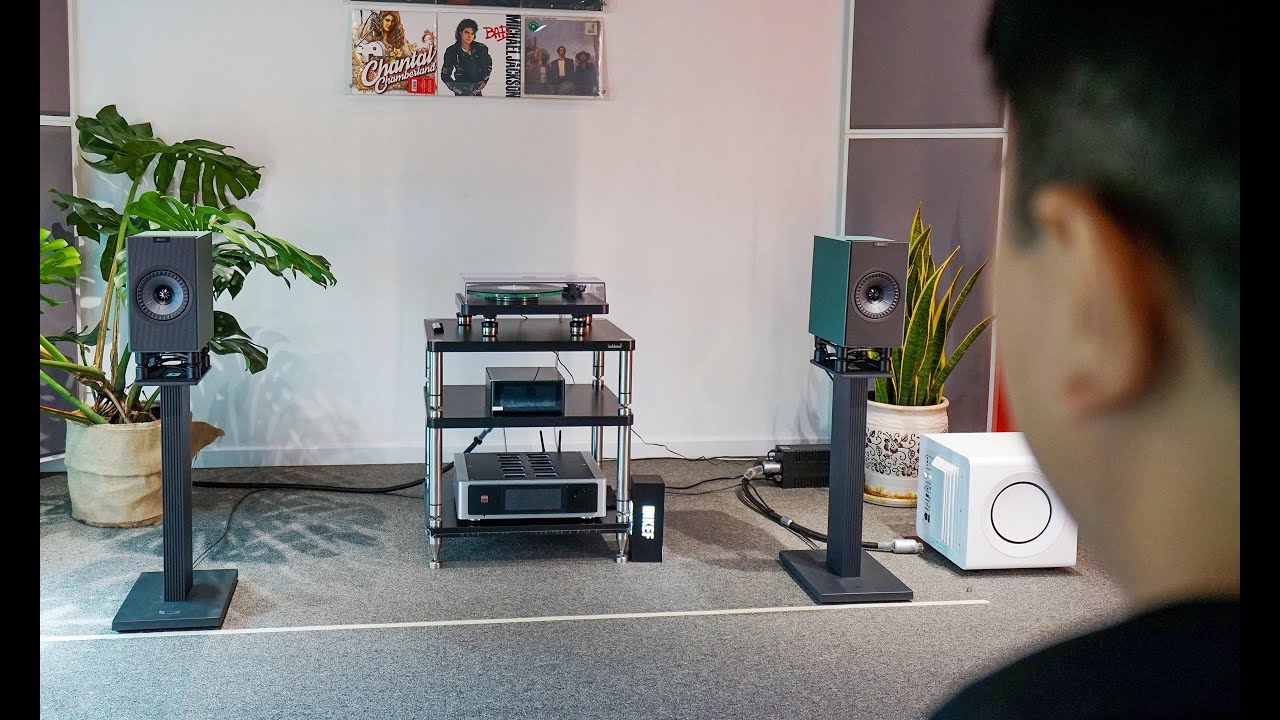 KEF Coda W - loa bookshelf giá 25 triệu đồng.